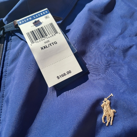 BRAND NEW WITH TAGS MEN'S POLO FULL-ZIP WINDBREAKER XXL - Picture 6 of 6